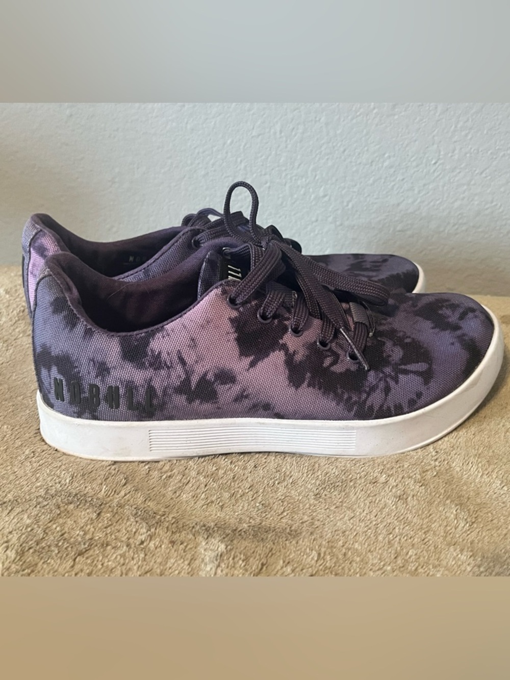 Nobull Canvas Trainer Purple Tie Dye W6.5